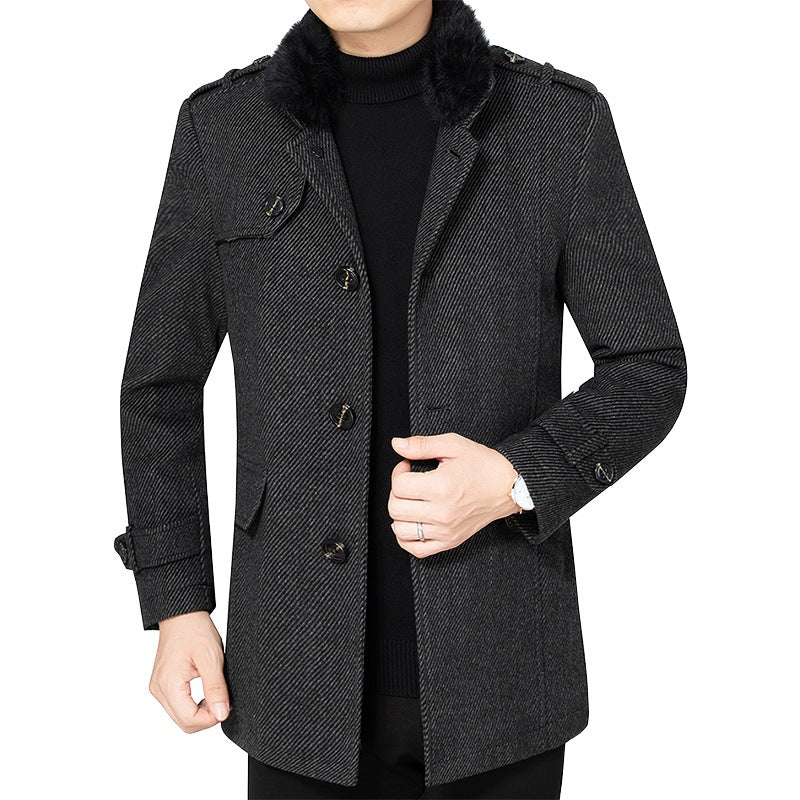 Cappotto di lana con bottoni