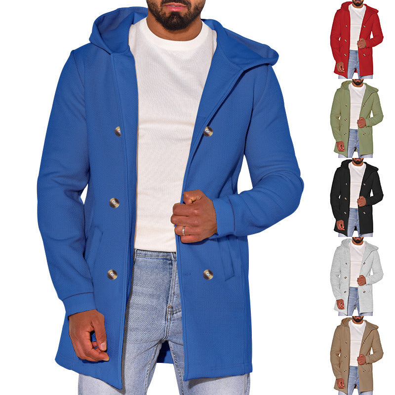 Cappotto versatile in lana Trench da uomo