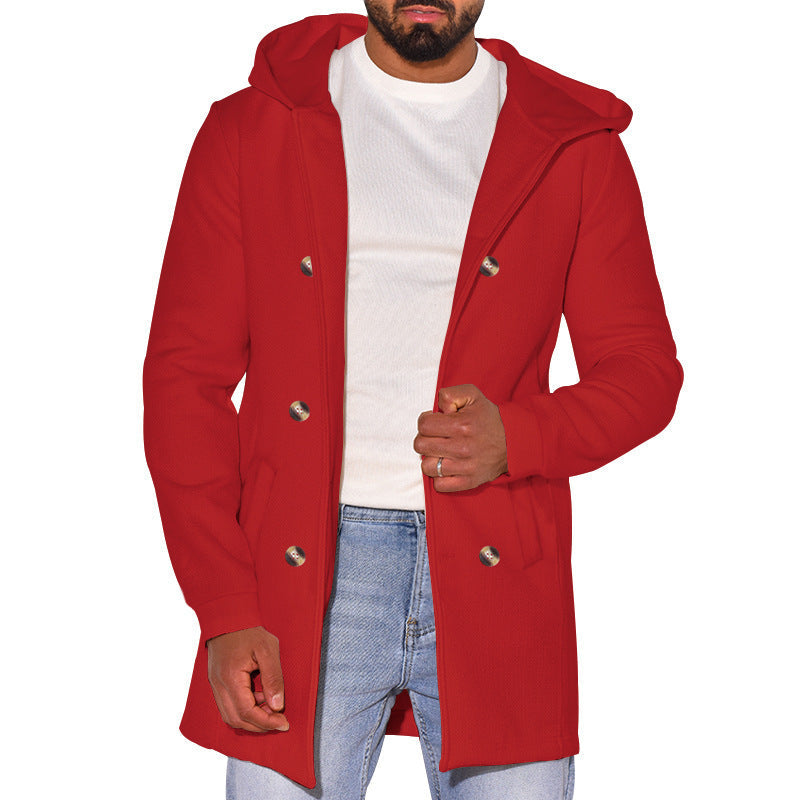 Cappotto versatile in lana Trench da uomo