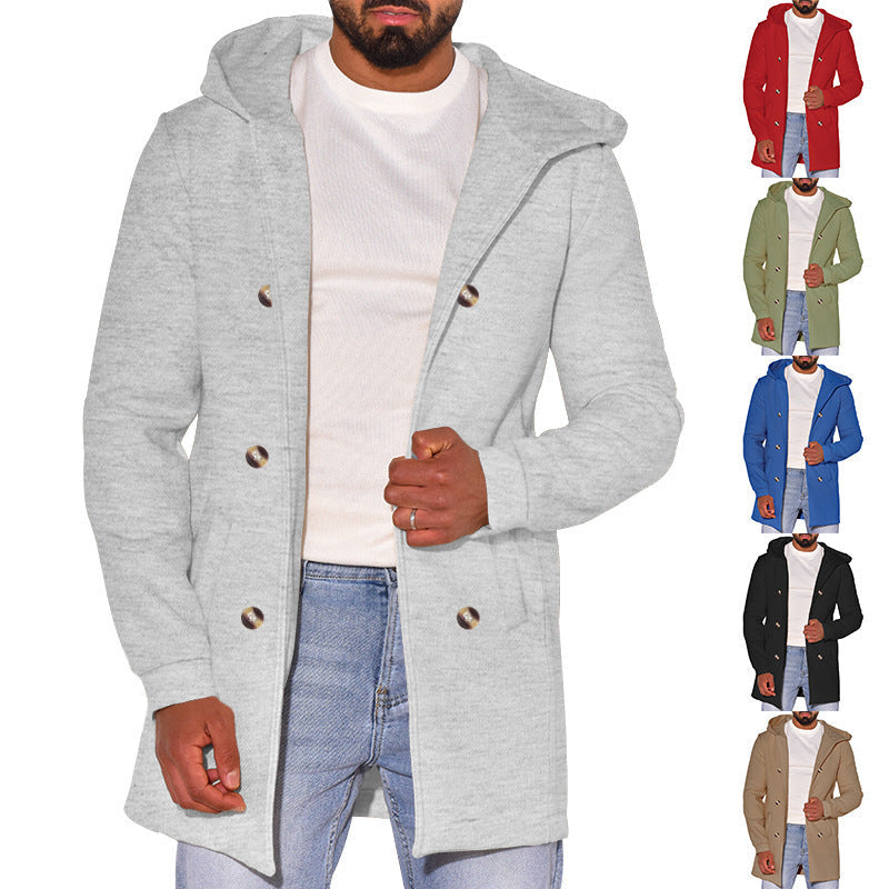 Cappotto versatile in lana Trench da uomo