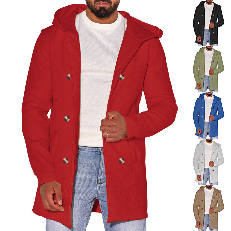 Cappotto versatile in lana Trench da uomo