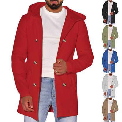 Cappotto versatile in lana Trench da uomo