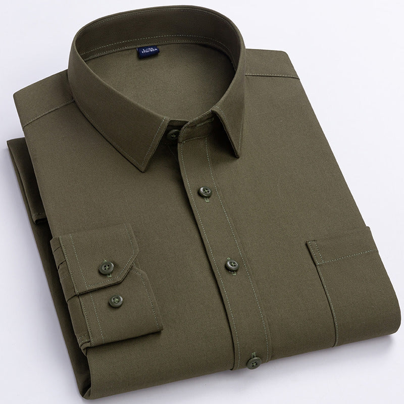 Camicia a maniche lunghe in cotone