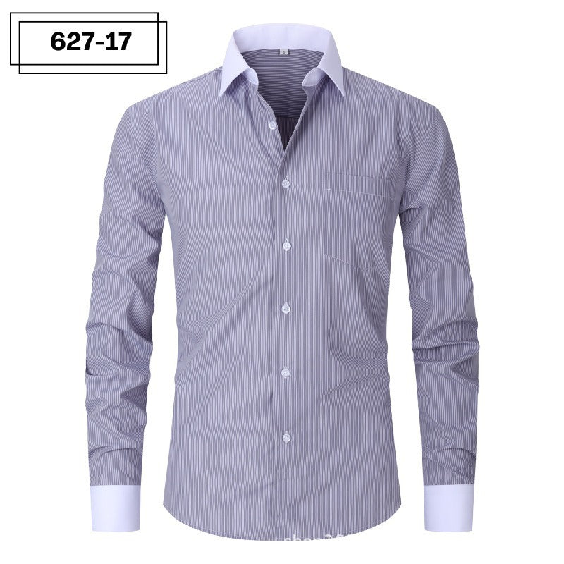 Camicia a righe da uomo