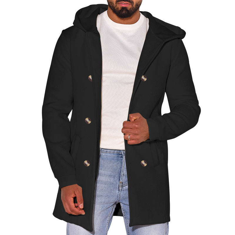 Cappotto versatile in lana Trench da uomo