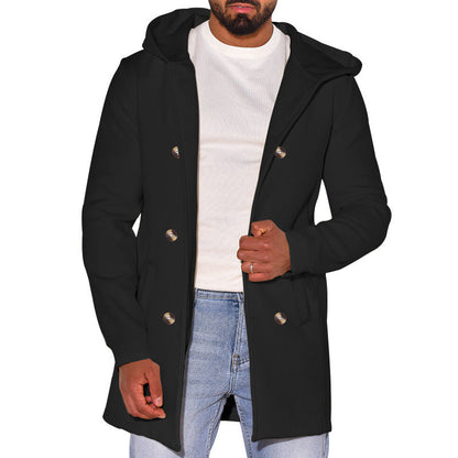 Cappotto versatile in lana Trench da uomo
