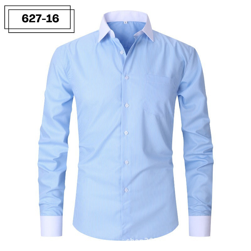 Camicia a righe da uomo