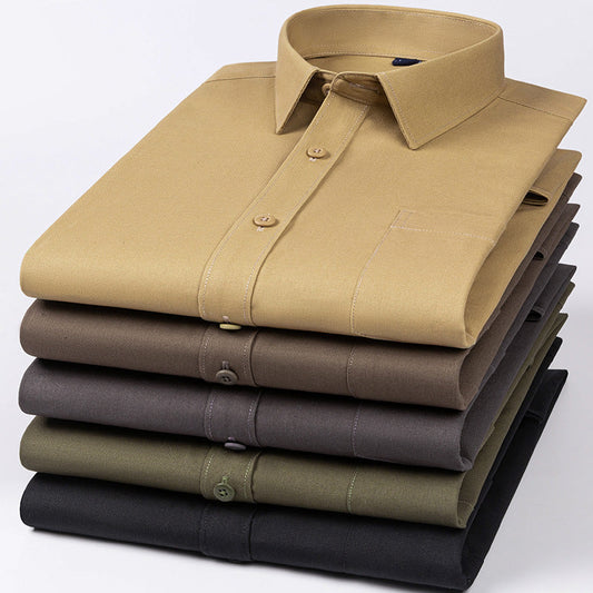 Camicia a maniche lunghe in cotone