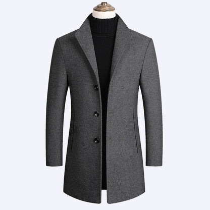 Cappotto elegante con collo alto vintage
