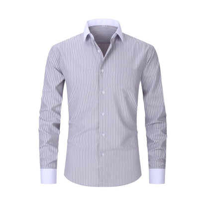 Camicia a righe da uomo
