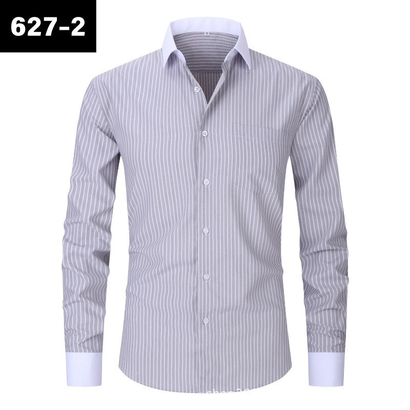 Camicia a righe da uomo
