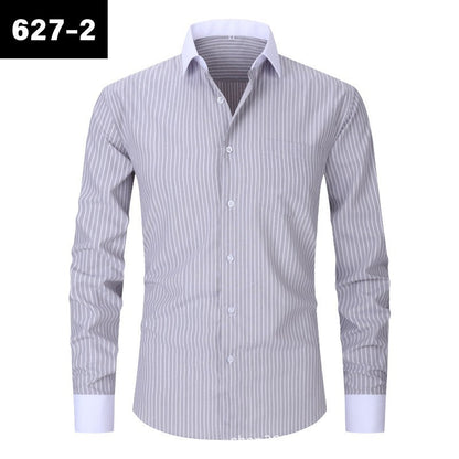 Camicia a righe da uomo