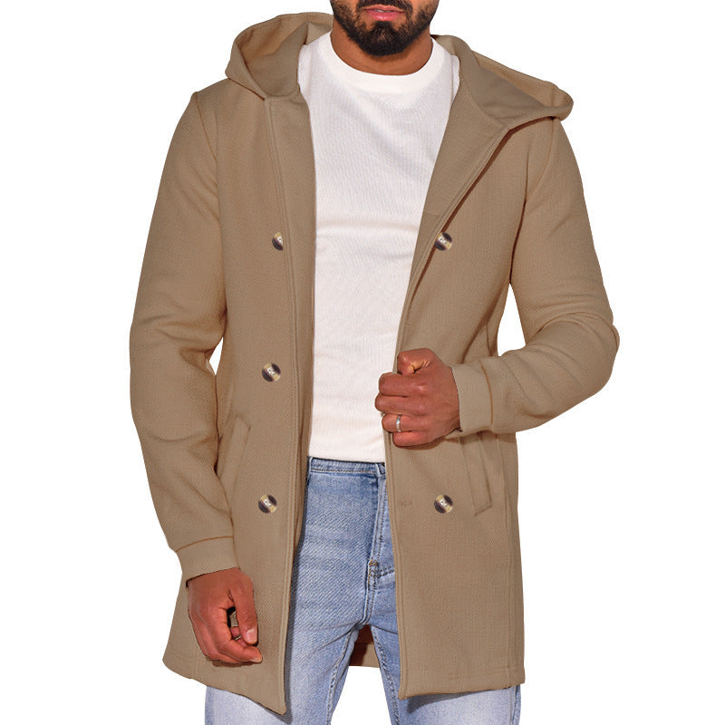 Cappotto versatile in lana Trench da uomo