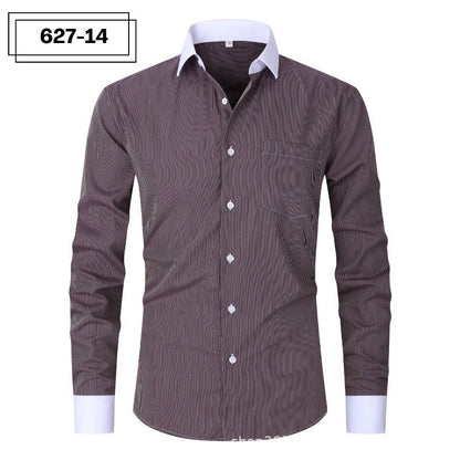 Camicia a righe da uomo