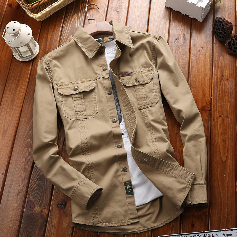 Camicia in tinta unita