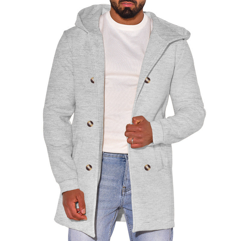 Cappotto versatile in lana Trench da uomo