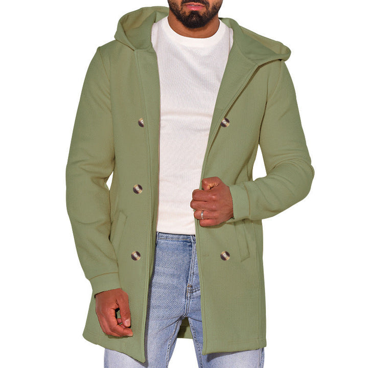 Cappotto versatile in lana Trench da uomo