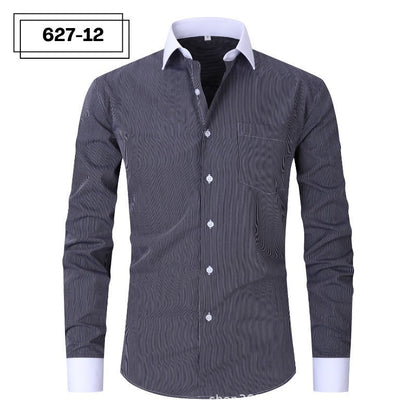 Camicia a righe da uomo
