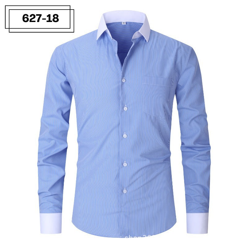 Camicia a righe da uomo