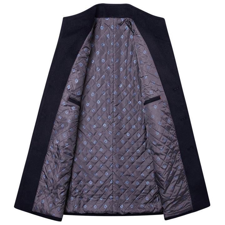 Cappotto elegante con collo alto vintage