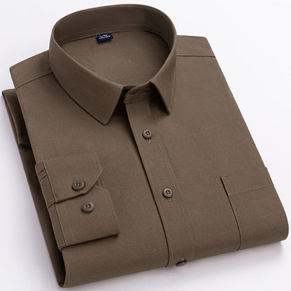 Camicia a maniche lunghe in cotone